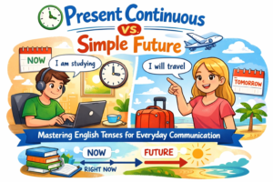 Present Continuous vs. Simple Future: Mastering English Tenses for Everyday Communication