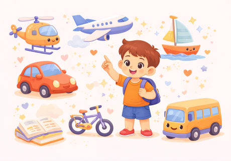 Từ Vựng Tiếng Anh Cho Bé 4 Tuổi Chủ Đề Phương Tiện Giao Thông