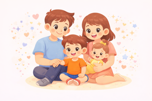 Từ Vựng Tiếng Anh Cho Bé 4 Tuổi: Chủ Đề Gia Đình (Family Vocabulary)
