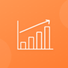 Biểu đồ cột tăng dần kèm mũi tên xu hướng đi lên minh họa cách mô tả biểu đồ trong IELTS Writing Task 1
